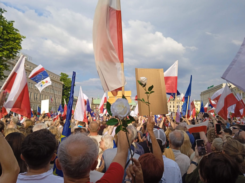 Wiec Donalda Tuska w Poznaniu