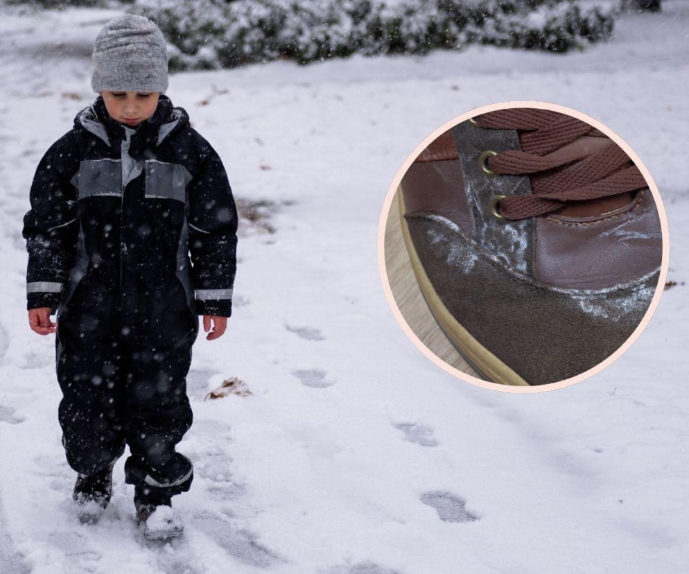 Jak wyczyścić buty z soli? Ten domowy sposób jest skuteczny