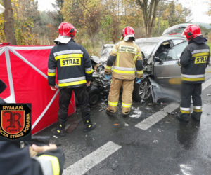 Tragiczna czołówka na drodze krajowej nr 6