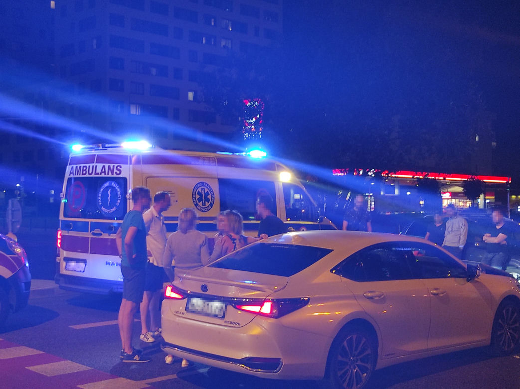 Potworny wypadek na warszawskim Gocławiu