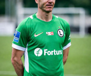 Robert Lewandowski w koszulkach różnych klubów