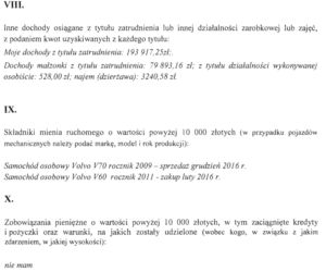 13 Oświadczenie majątkowe wiceprezydenta Krzysztofa Piątkowskiego