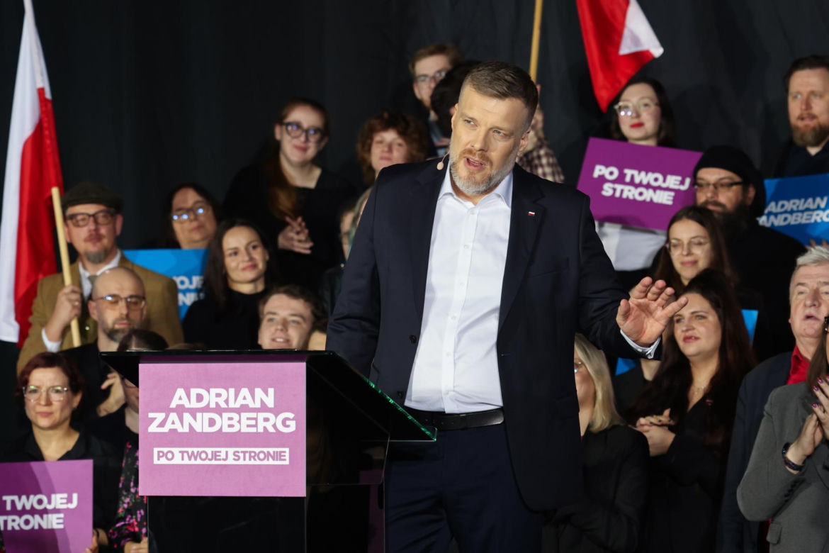 Adrian Zandberg nowym kandydatem na prezydenta RP