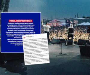 Ewakuacja na Męskim Graniu! Jest komentarz organizatorów. Co się stało?