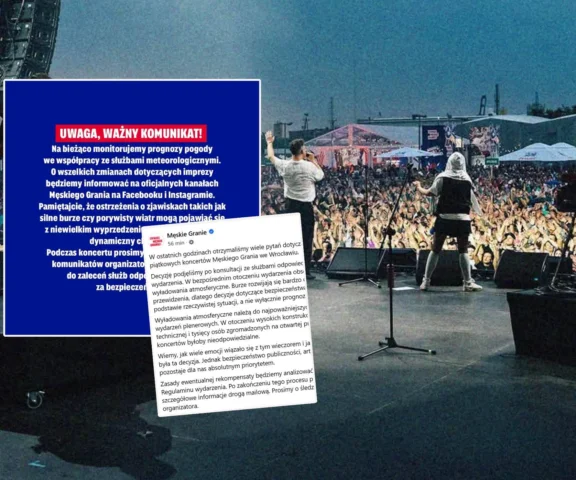 Ewakuacja na Męskim Graniu! Jest komentarz organizatorów