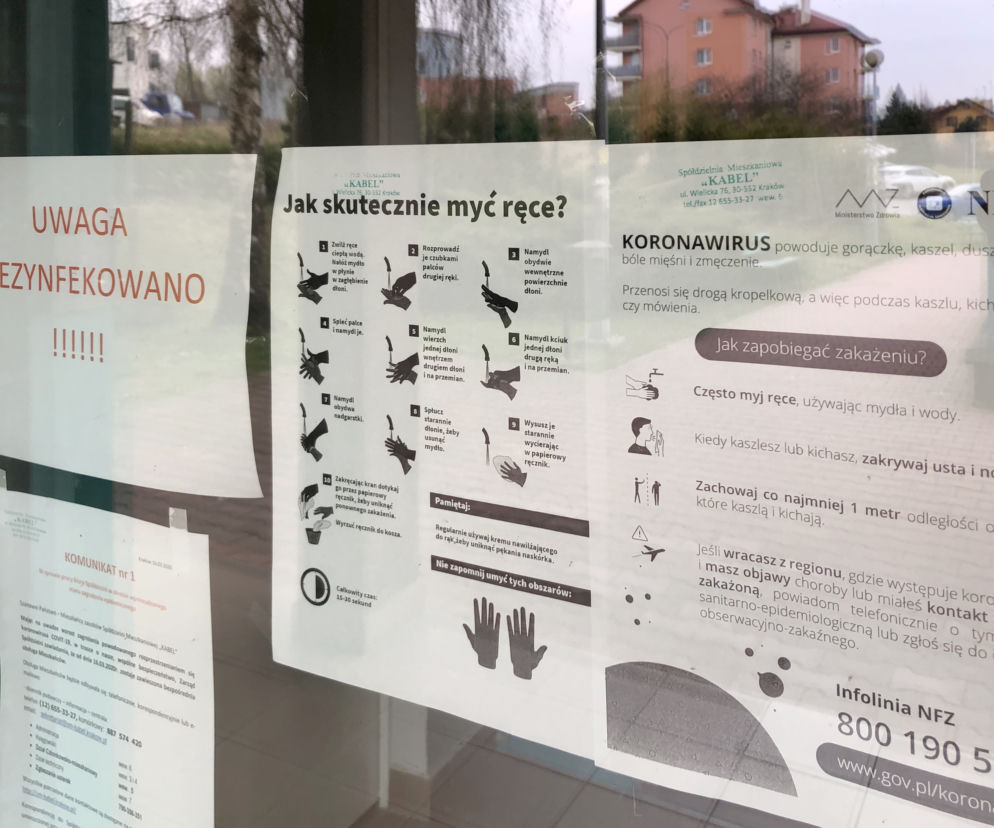 Osiedle Kabel dezynfekuje bloki