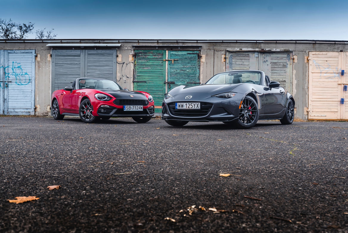 Abarth 124 Spider 1.4 Multiair 170 KM vs. Mazda MX-5 2.0 184 KM