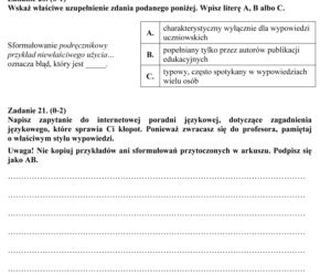 EGZAMIN GIMNAZJALNY 2013 JĘZYK POLSKI - ODPOWIEDZI, ARKUSZE z CKE