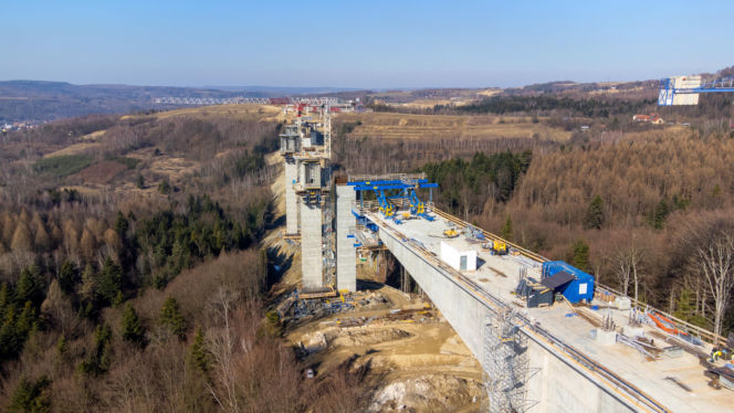 To tutaj rośnie najwyższa estakada w Polsce