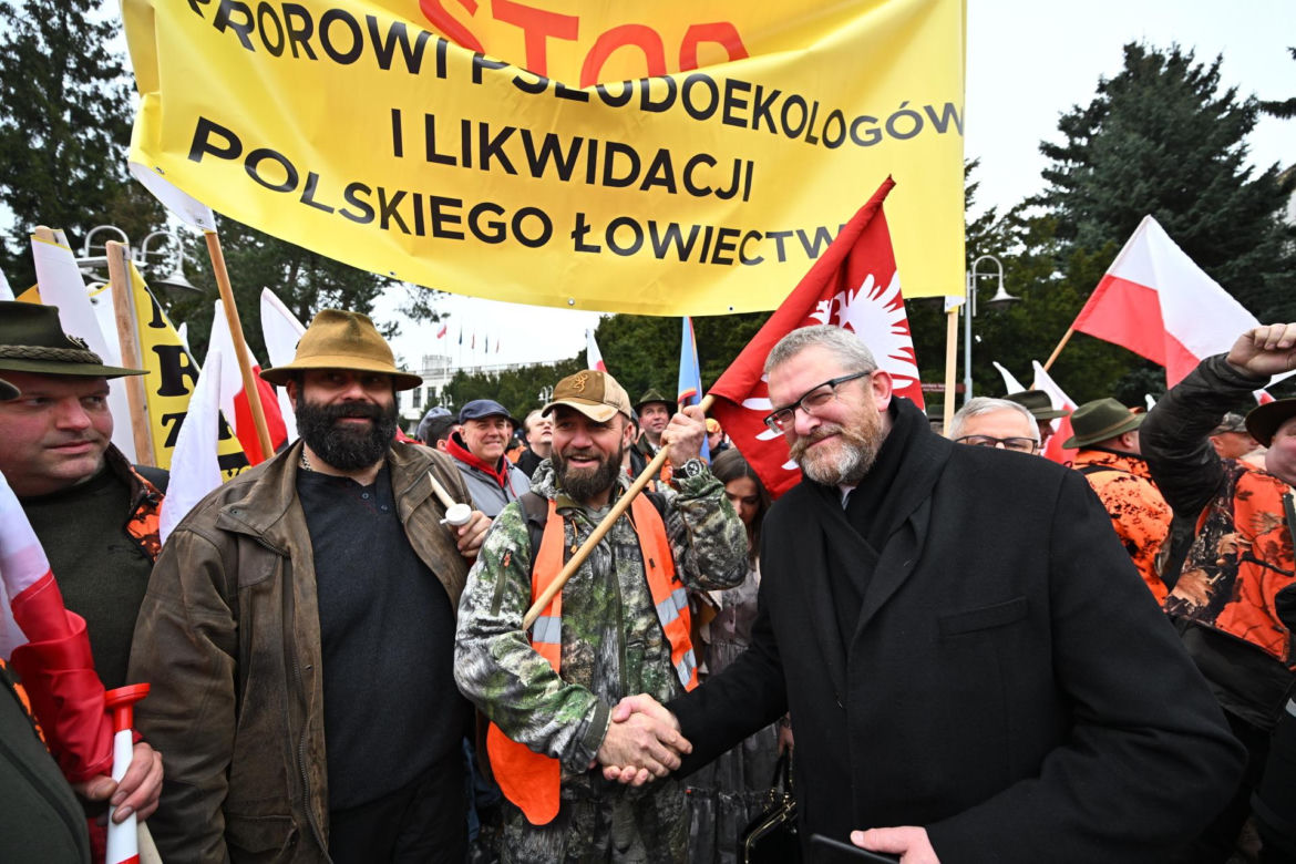 Strajk generalny rolników w Warszawie