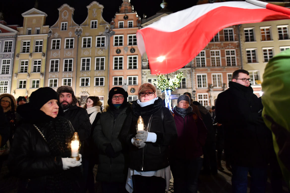 Wiec przeciwko nienawiści i przemocy w Gdańsku