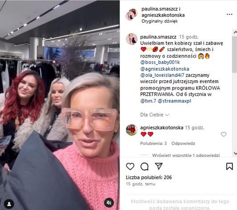 Tak balują "Królowe przetrwania". Paulina Smaszcz i Agnieszka Kotońska w niezłej komitywie