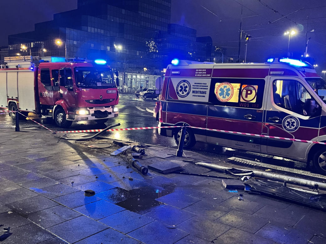Makabryczny wypadek na Placu Bankowym