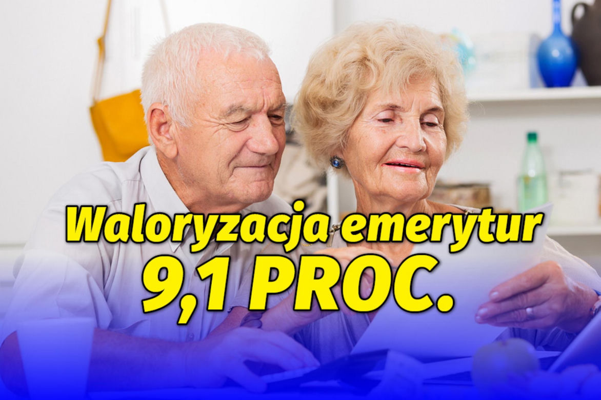 Waloryzacja 2025 - 9,1 proc. wariant 3 