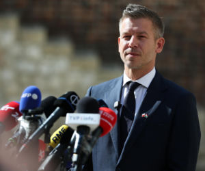 Peter Magyar w Krakowie