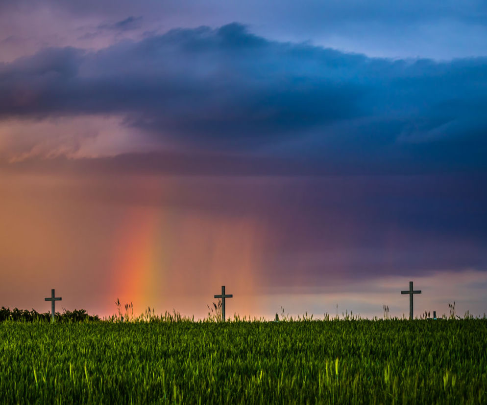 Tęcza po burzy na Podkarpaciu: Widok zachwyca!