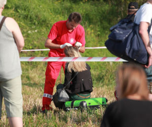 WYPADEK POCIĄGU Warszawa – Katowice w BABACH