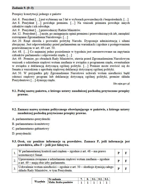 Matura 2017 wos rozszerzony