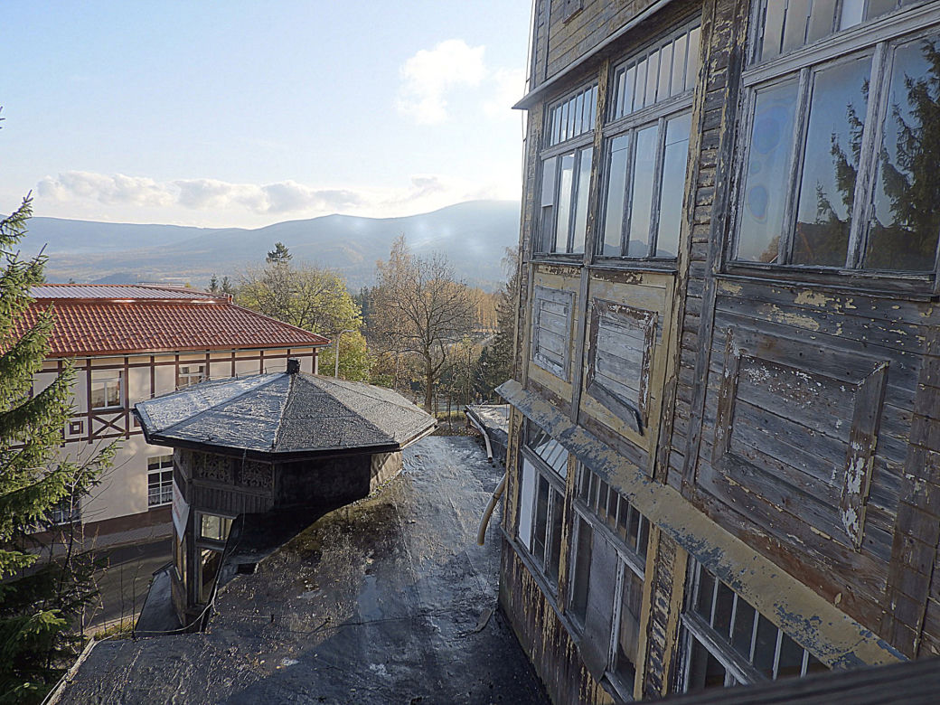 Opuszczony hotel w Karpaczu