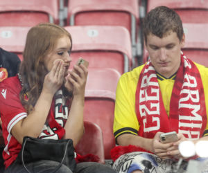 Widzew Łódź - Lech Poznań: Zdjęcia kibiców z meczu 6. kolejki PKO BP Ekstraklasy