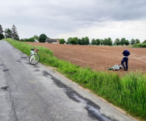Policjant z iławskiej grupy SPEED dogonił motocyklistę ... na rowerze!