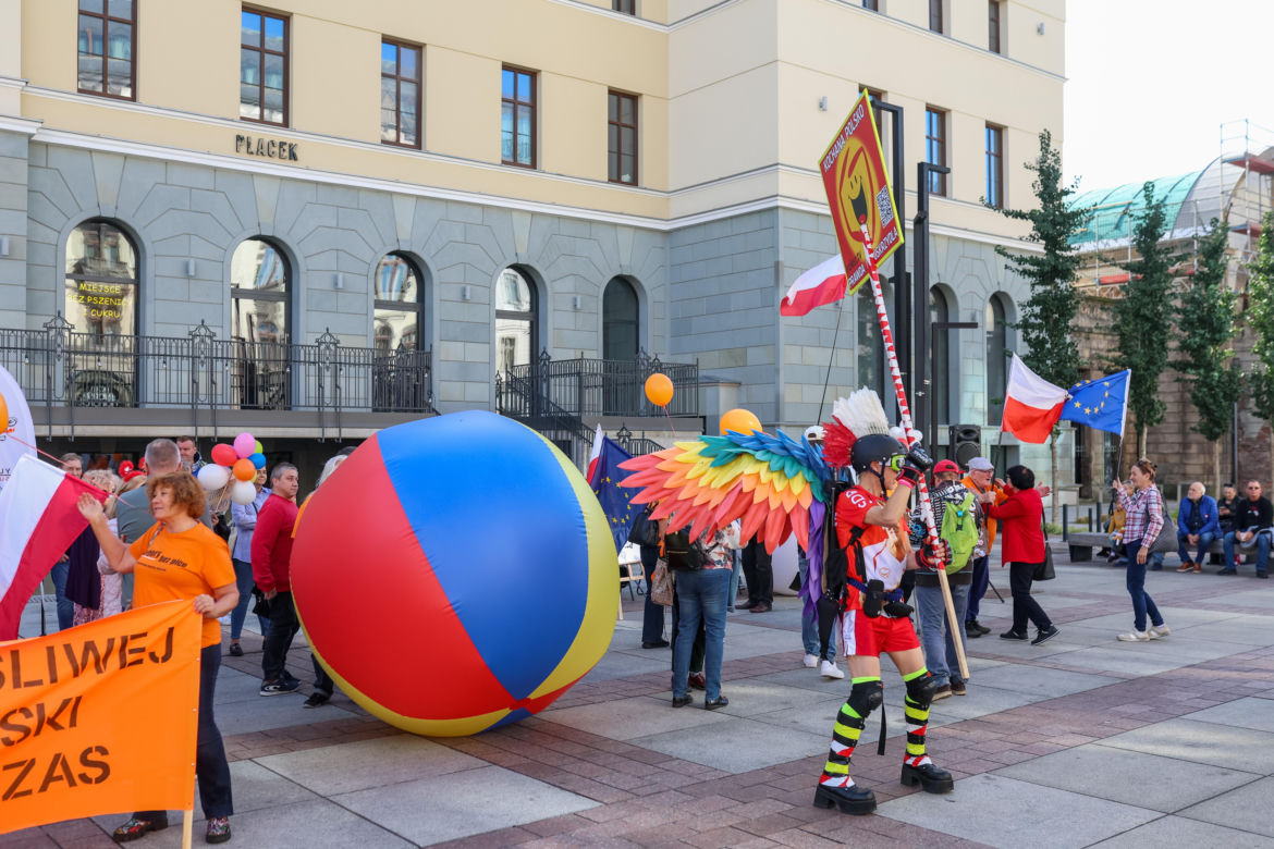 Marsz radości w Katowicach