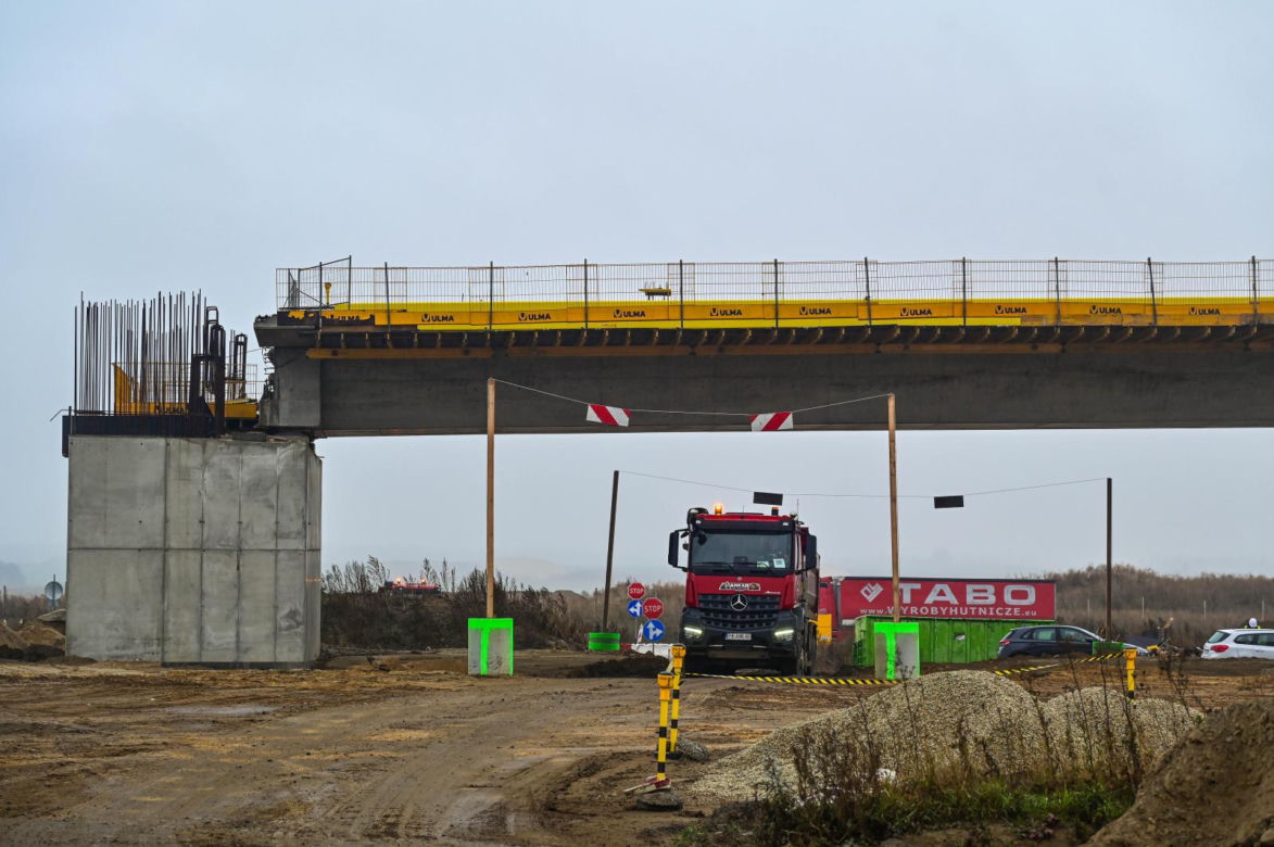 Budowa węzła w Kołbaskowie na autostradzie A6