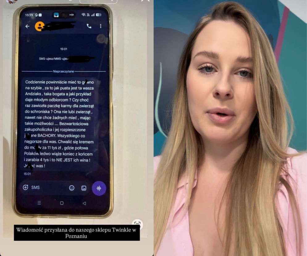 Andziaks i telefon z hejterską wiadomością. O ataku na influencerkę i jej dzieci przeczytasz na SE.