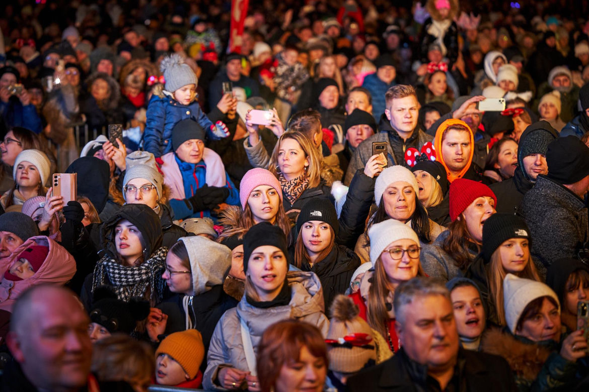 Sylwester miejski w Siedlcach odwiedziły w 2024 roku prawdziwe tłumy mieszkańców miasta i regionu
