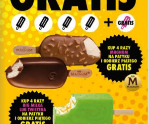 Lody na patyku  co piąty gratis