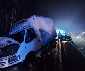 Karambol na trasie Starachowice -Lubienia 14_12_2021