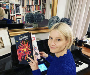 Małgorzata Kożuchowska  elegancka pani domu