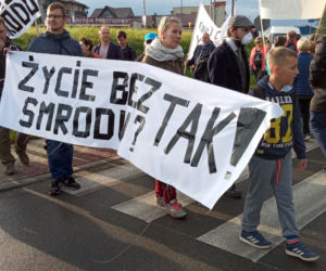 Wielki protest w Skawinie