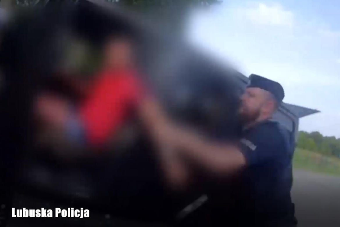 Pijany kierowca demolował wieś