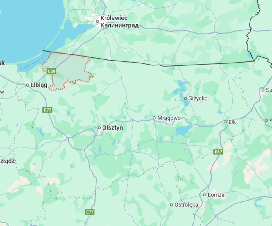3. powiat braniewski – 13,9 proc.