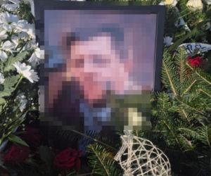 Grób tragicznie zmarłego strażnika miejskiego