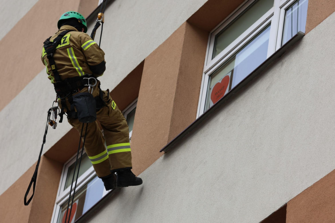 Alpiniści dla WOŚP dali radość małym pacjentom z Uniwersyteckiego Szpitala Dziecięcego w Lublinie