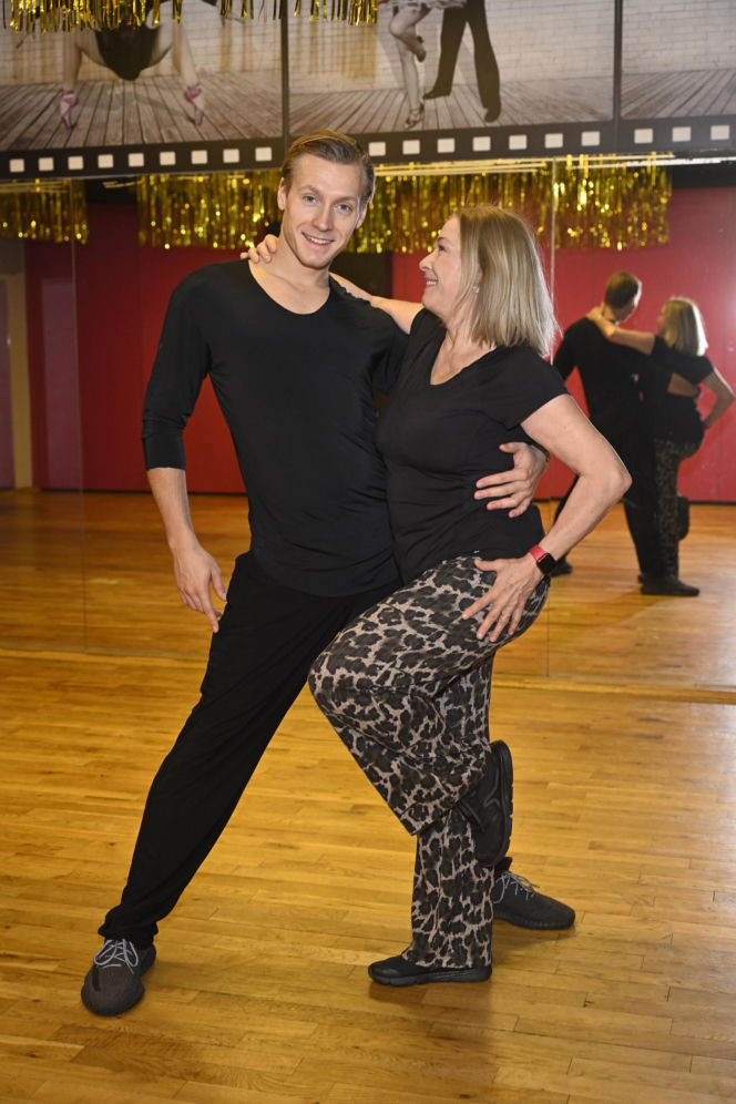 Małgorzata Potocka na próbach do "Tańca z Gwiazdami"