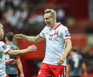Polska - Albania: Radość po drugim golu