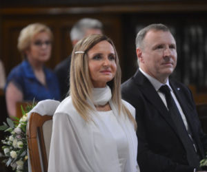 Jacek Kurski z żoną