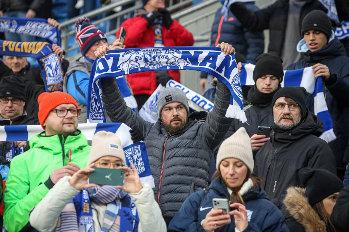  Tak bawili się kibice na meczu Lech Poznań - Piast Gliwice