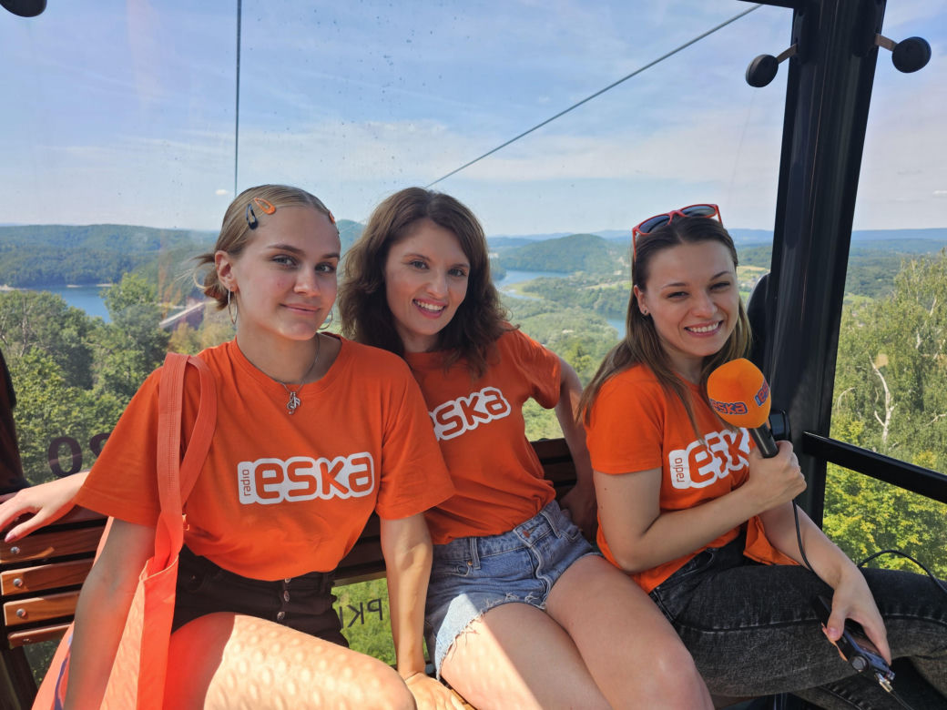 Eska Summer City na górnej stacji kolejki linowej