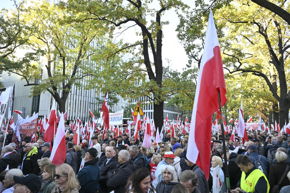 Protest pod TK.