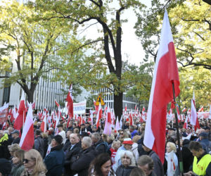 Protest pod TK.