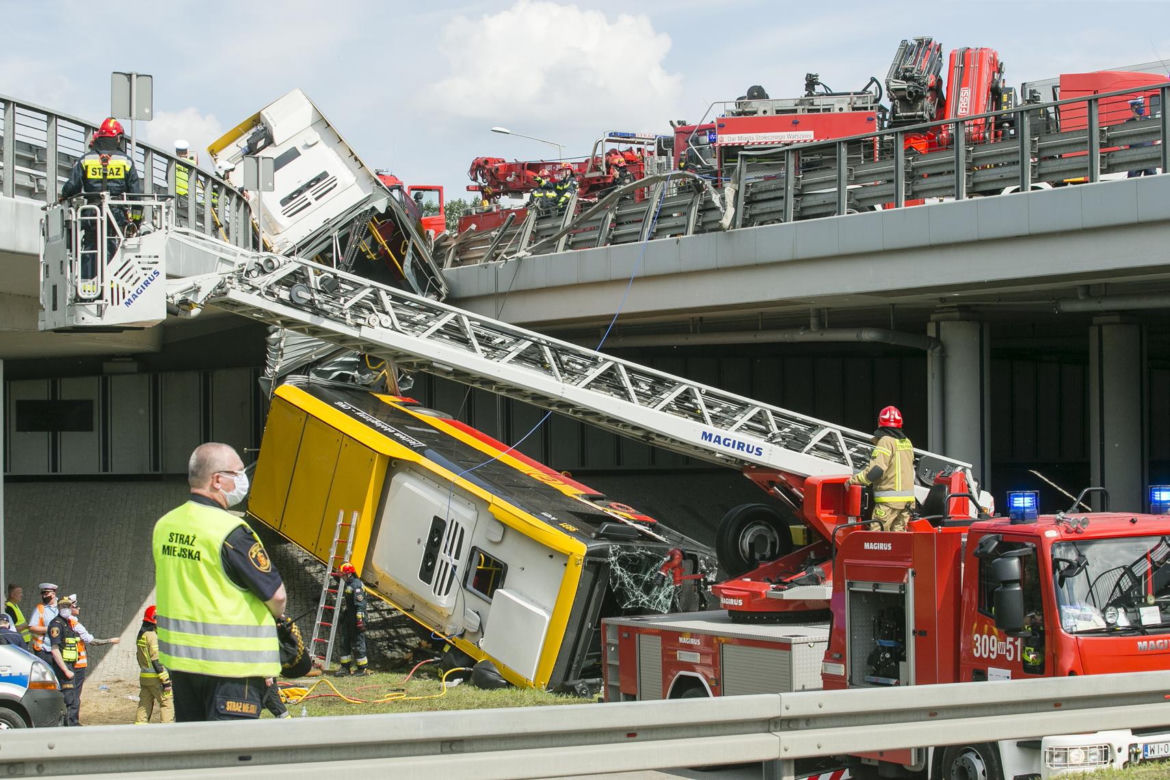 Katastrofa autobusu na moście Grota-Roweckiego. Tomasz U. skazany przez sąd