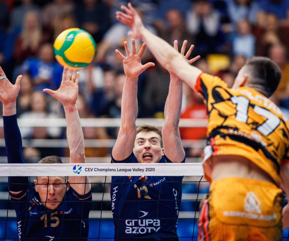 Siatkówka, Liga Mistrzów, Zaksa Kędzierzyn, Kuzbass Kemerowo, Kamil Semeniuk, David Smith