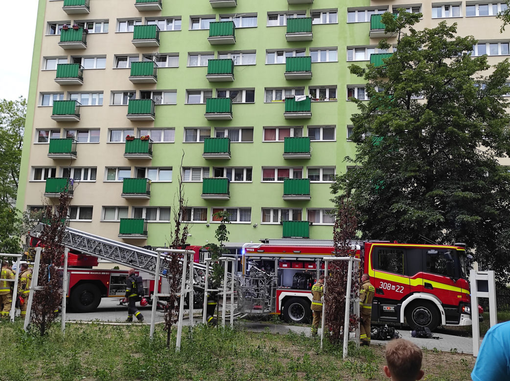 Tragiczny pożar w Warszawie przy Kobielskiej