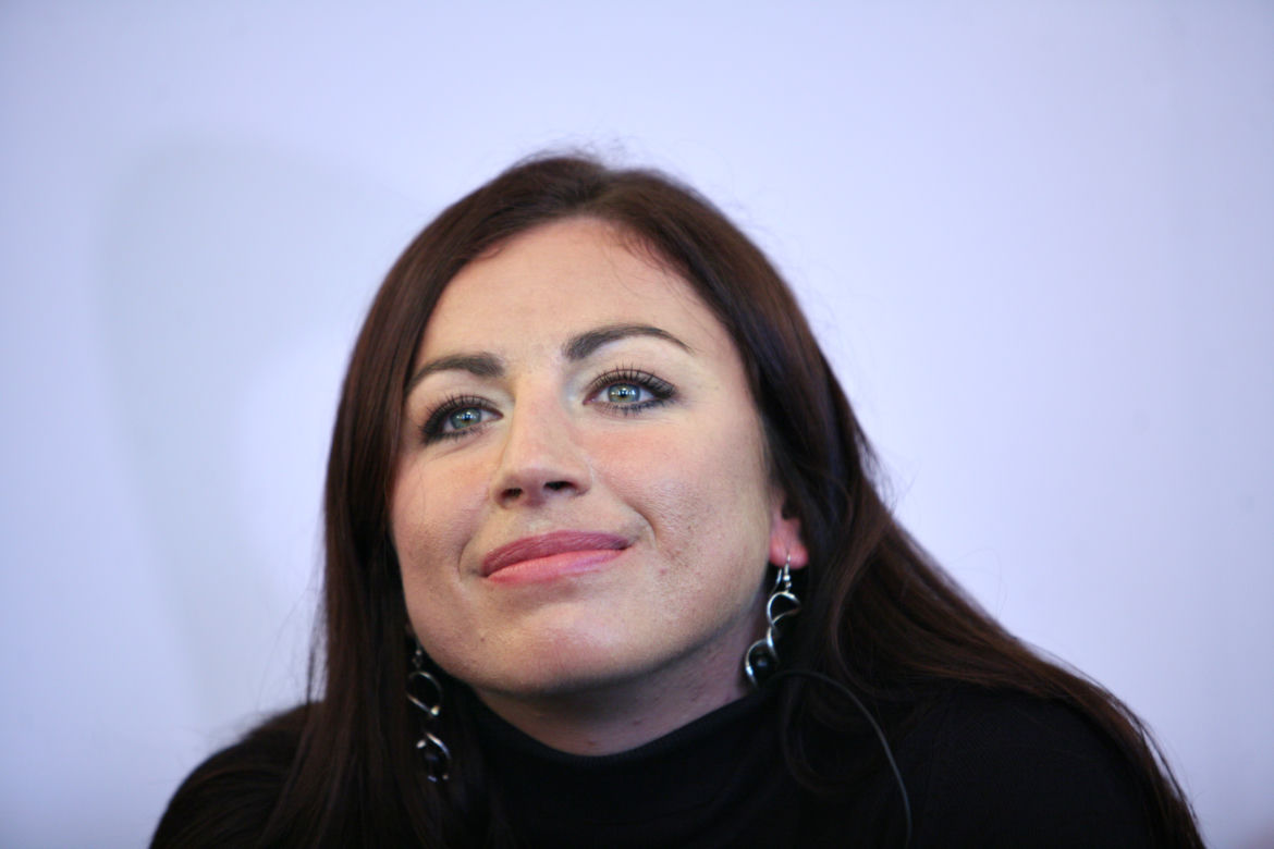 Justyna Kowalczyk świętowanie