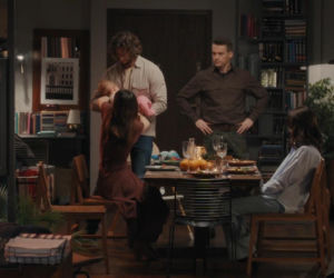 M jak miłość odc. 1929. Jakub Karski (Krzysztof Kwiatkowski), Martyna (Magdalena Turczeniewicz), Zosia, Kasia (Paulina Lasota), Mariusz (Mateusz Mosiewicz)