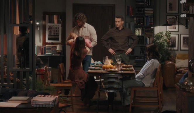 M jak miłość odc. 1929. Jakub Karski (Krzysztof Kwiatkowski), Martyna (Magdalena Turczeniewicz), Zosia, Kasia (Paulina Lasota), Mariusz (Mateusz Mosiewicz)